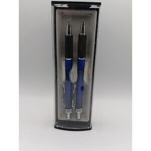 Vtg Spiral Pen Pencil Set in Plastic Case - Readers Digest Promo - Sealed Pkg